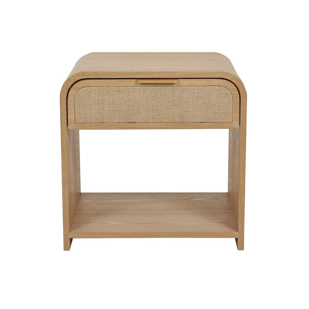 Chloe Arc Bedside - Natural Ash