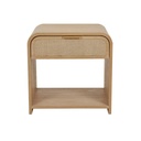 Chloe Arc Bedside - Natural Ash