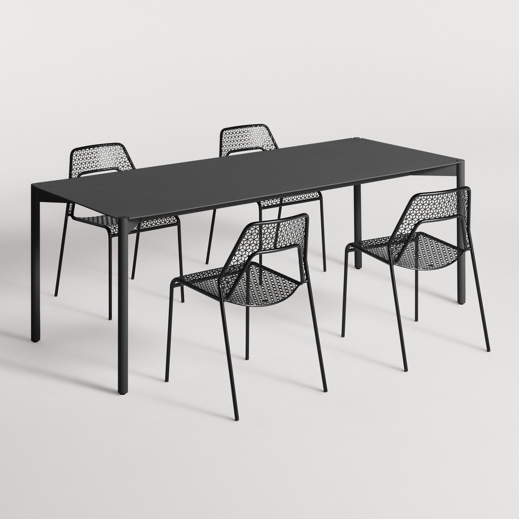 [8448009666739] Comeuppance + Hot Mesh Large Dining Set