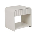 Chloe Channel Bedside - Bone