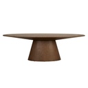 Classique Oval Dining Table - Smoked Ash