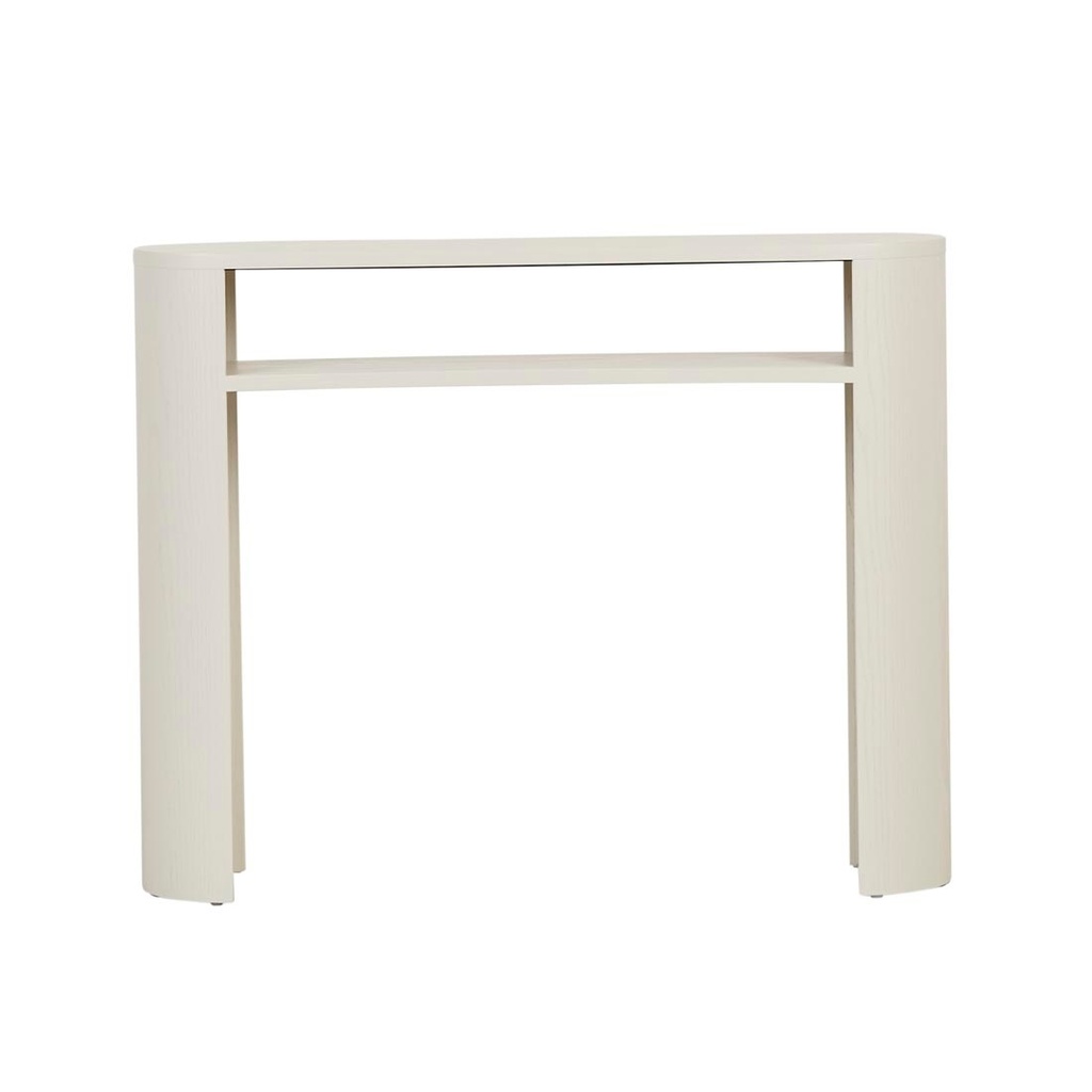[CLASSIQUE-OVAL-SMALL-SHELF-CONSOLE-FOSSIL-CONS-CLAS-OVL-SHF-X] Classique Oval Shelf Console - Fossil