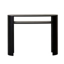 Classique Oval Shelf Console - Matt Dark Oak