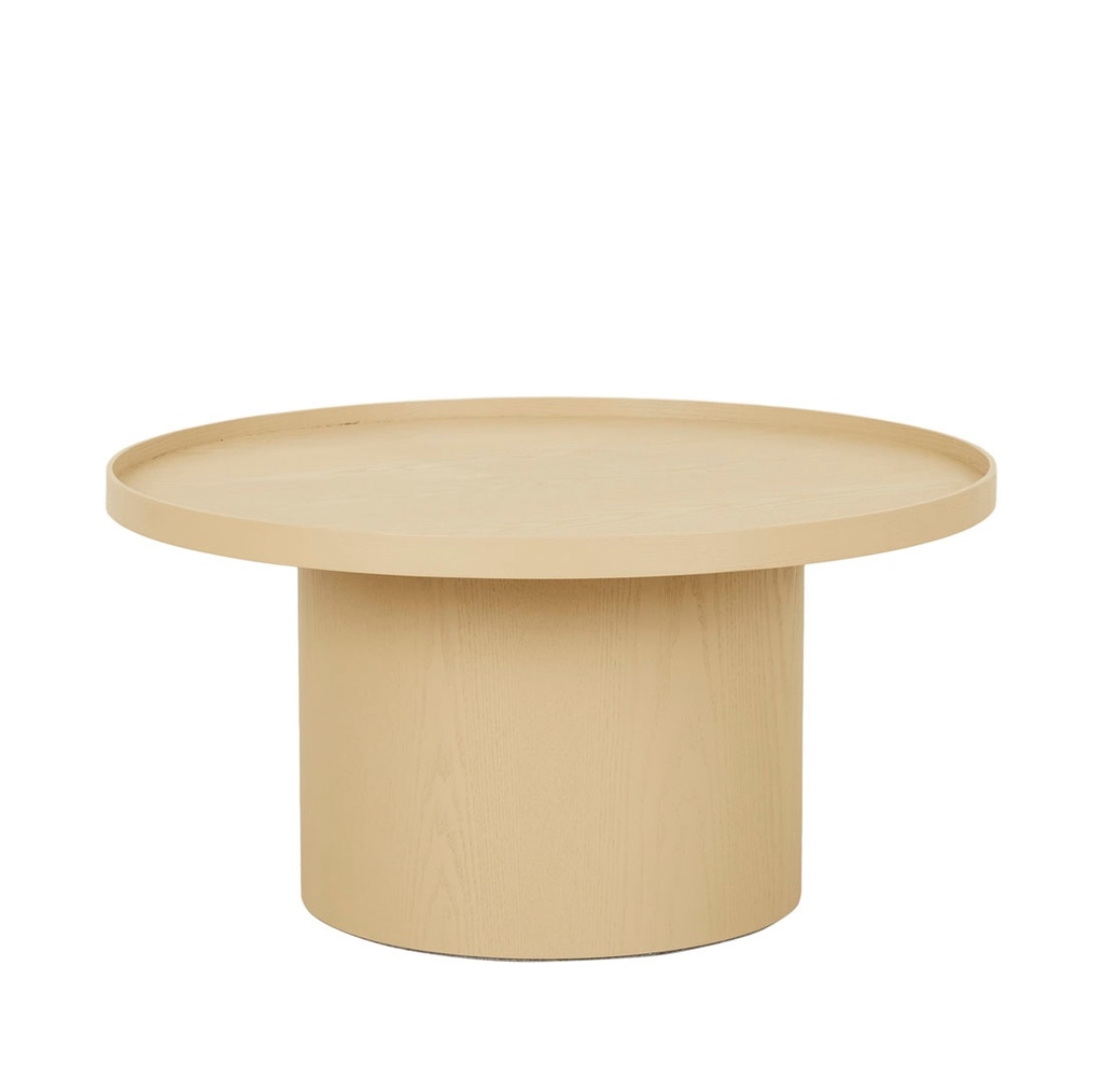 [CLASSIQUE-PEDESTAL-COFFEE-TABLE-CAMEL-CTO-CLAS-PED] Classique Pedestal Coffee Table - Camel