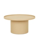 Classique Pedestal Coffee Table - Camel