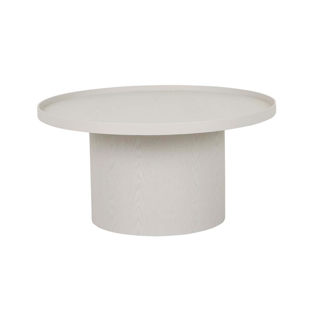 [CLASSIQUE-PEDESTAL-COFFEE-TABLE-OYSTER-ASH-CTO-CLAS-PED] Classique Pedestal Coffee Table - Oyster Ash