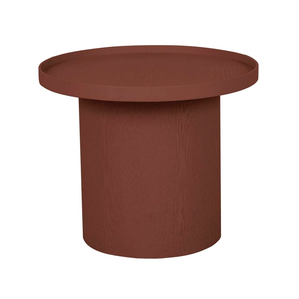 [CLASSIQUE-PEDESTAL-SIDE-TABLE-BRICK-LTO-CLAS-PED] Classique Pedestal Side Table - Brick