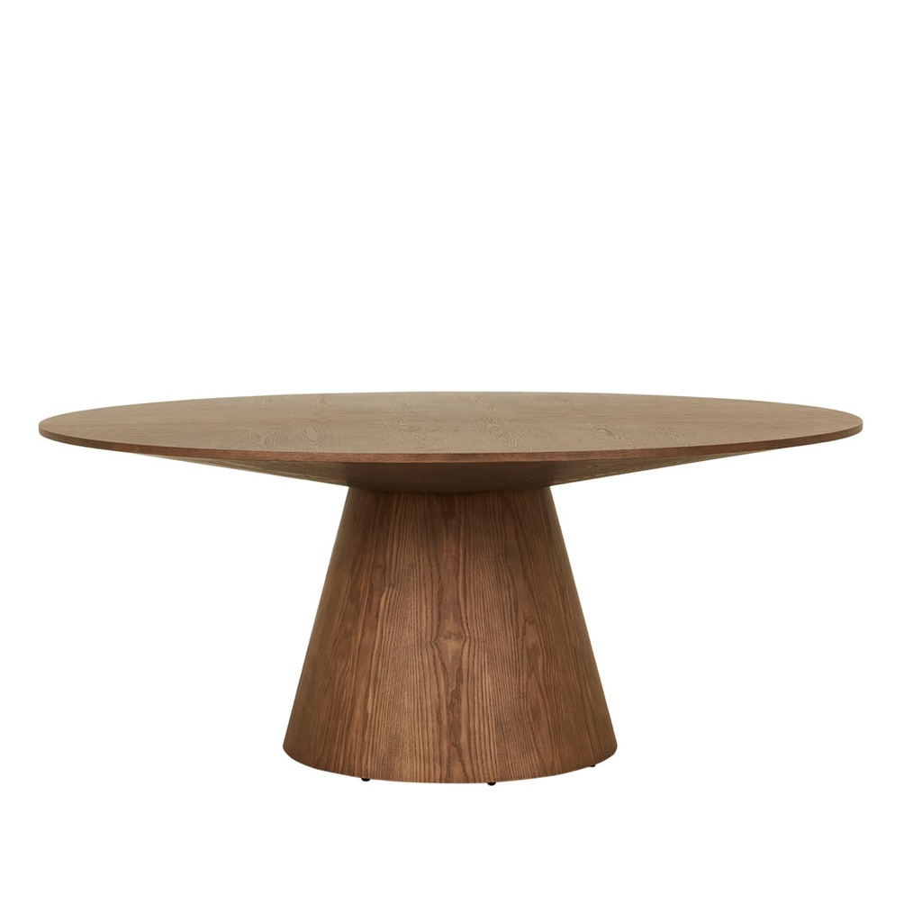 [CLASSIQUE-ROUND-DINING-TABLES-SMOKED-ASH-DT-CLAS-X] Classique Round Dining Tables - Smoked Ash