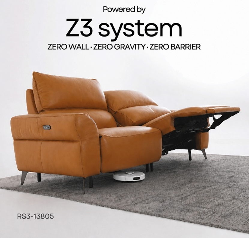 [8830480580761] Amersham Z3 System Robot Vac Friendly Recliners (2.5, 2, 1 Seats)