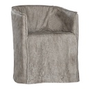 Hamilton Dining Chair | Buffalo Leather | Earthy Grey