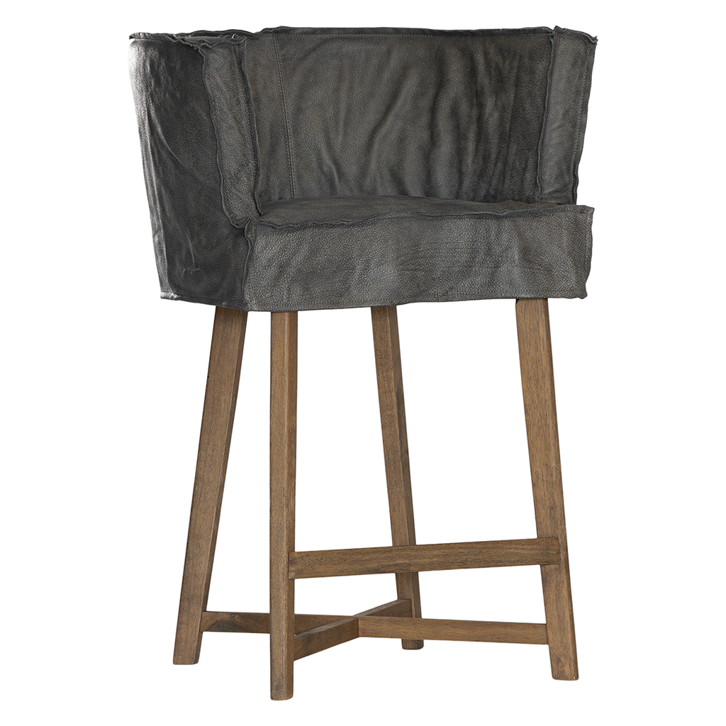 [AK-036ASN] Guatemala Barchair | Buffalo Leather | African Slate