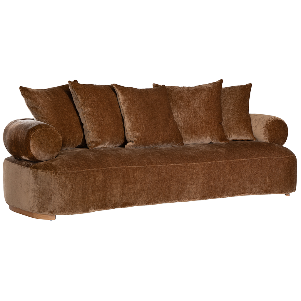 [AS-039BR] Soneva Sofa | Three Seater | Bronze