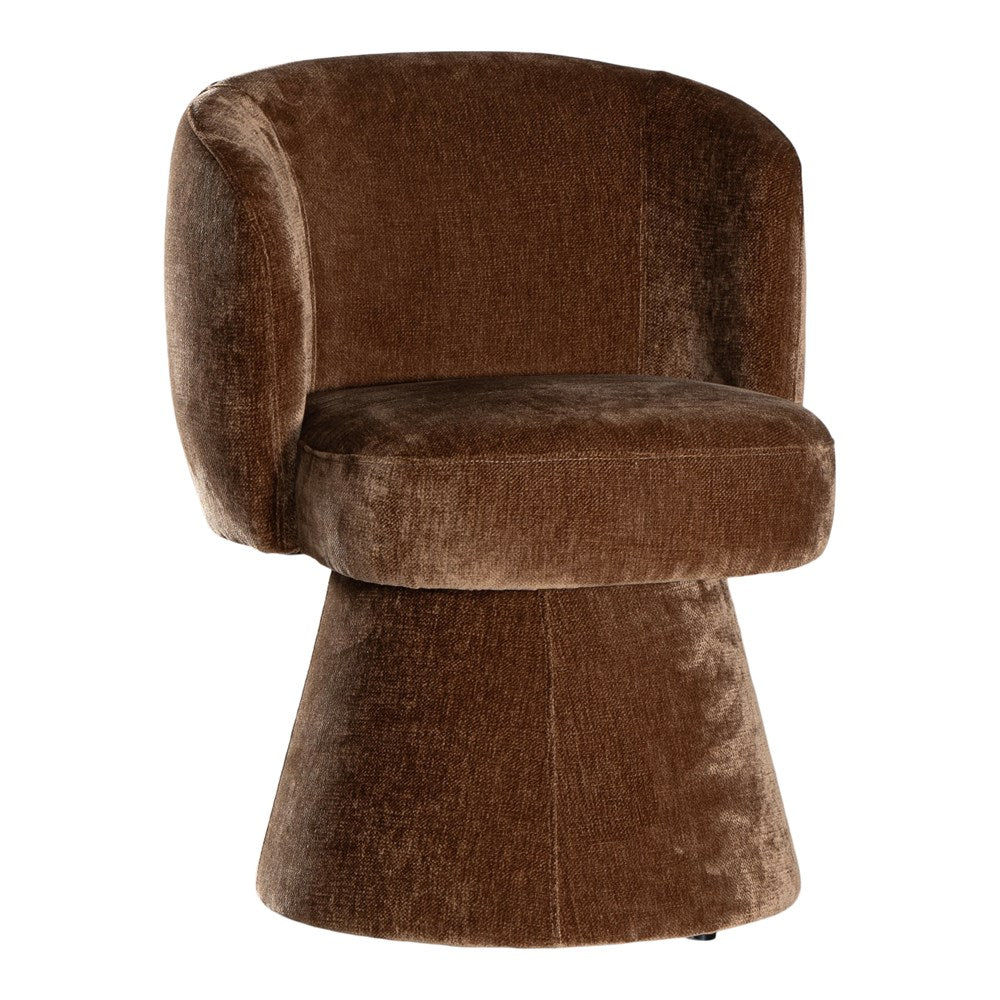 [AS-072BR] Malfi Swivel Chair | Bronze