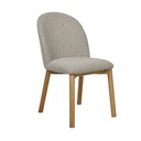 Cohen Dining Chair - Taupe Boucle - Natural Ash