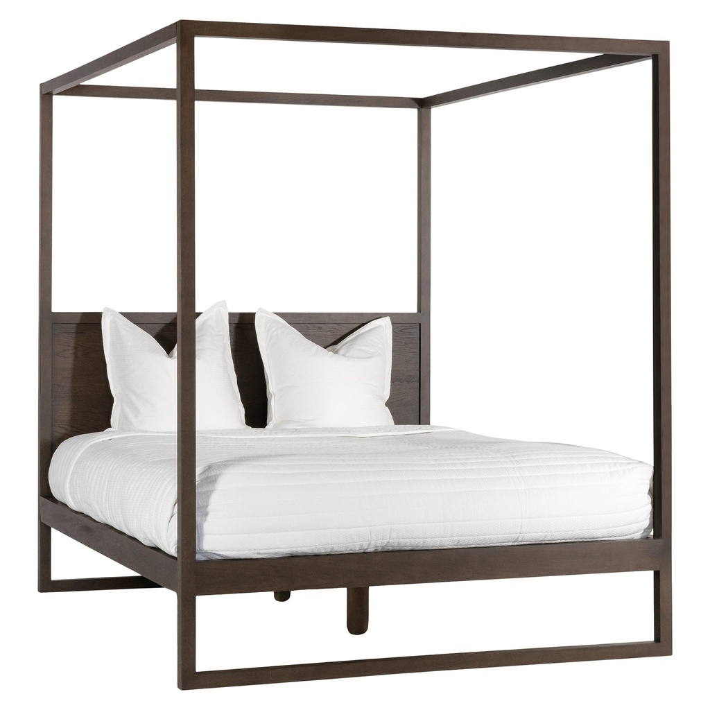 [FW-004WN] Strand Four Poster Bed | Walnut