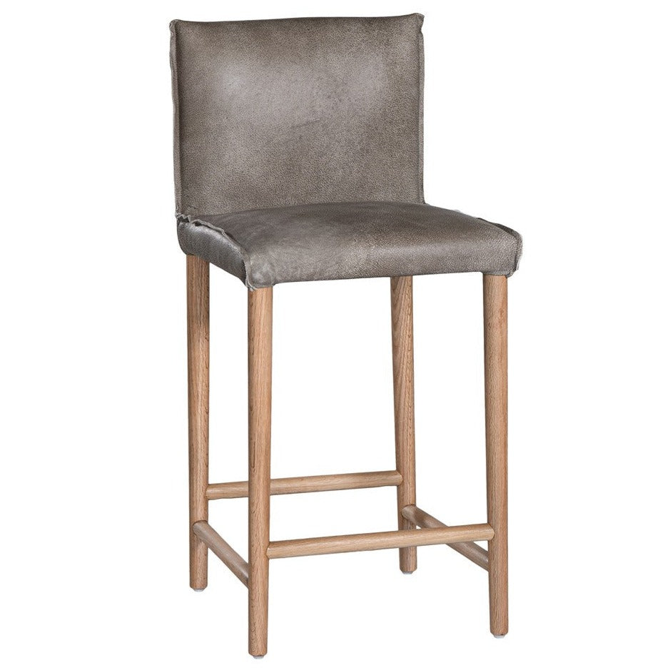 [HU-001SG] Mayan Counter Chair | Buffalo Leather