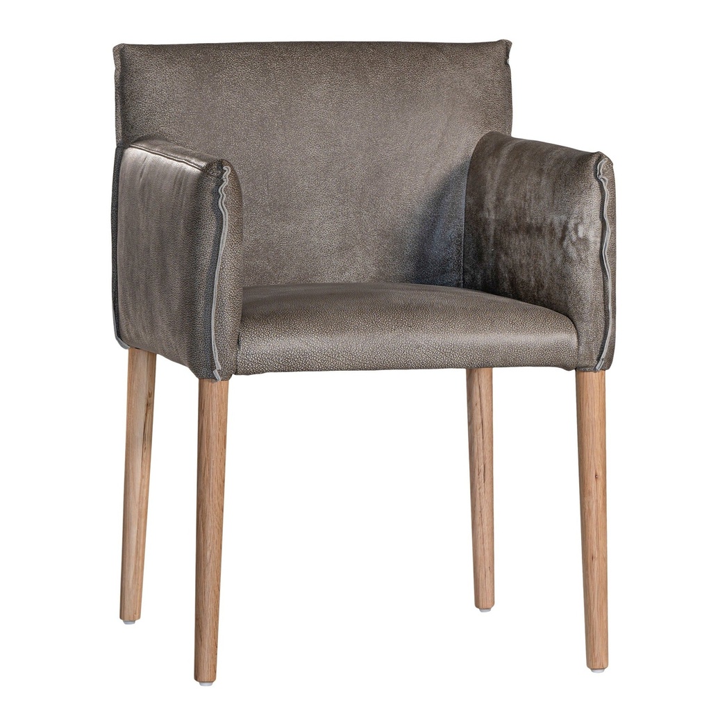 [HU-003MB] Mayan Armchair | Buffalo Leather
