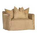 Mallorca One Seater Sofa | Aniline Leather | Cashew