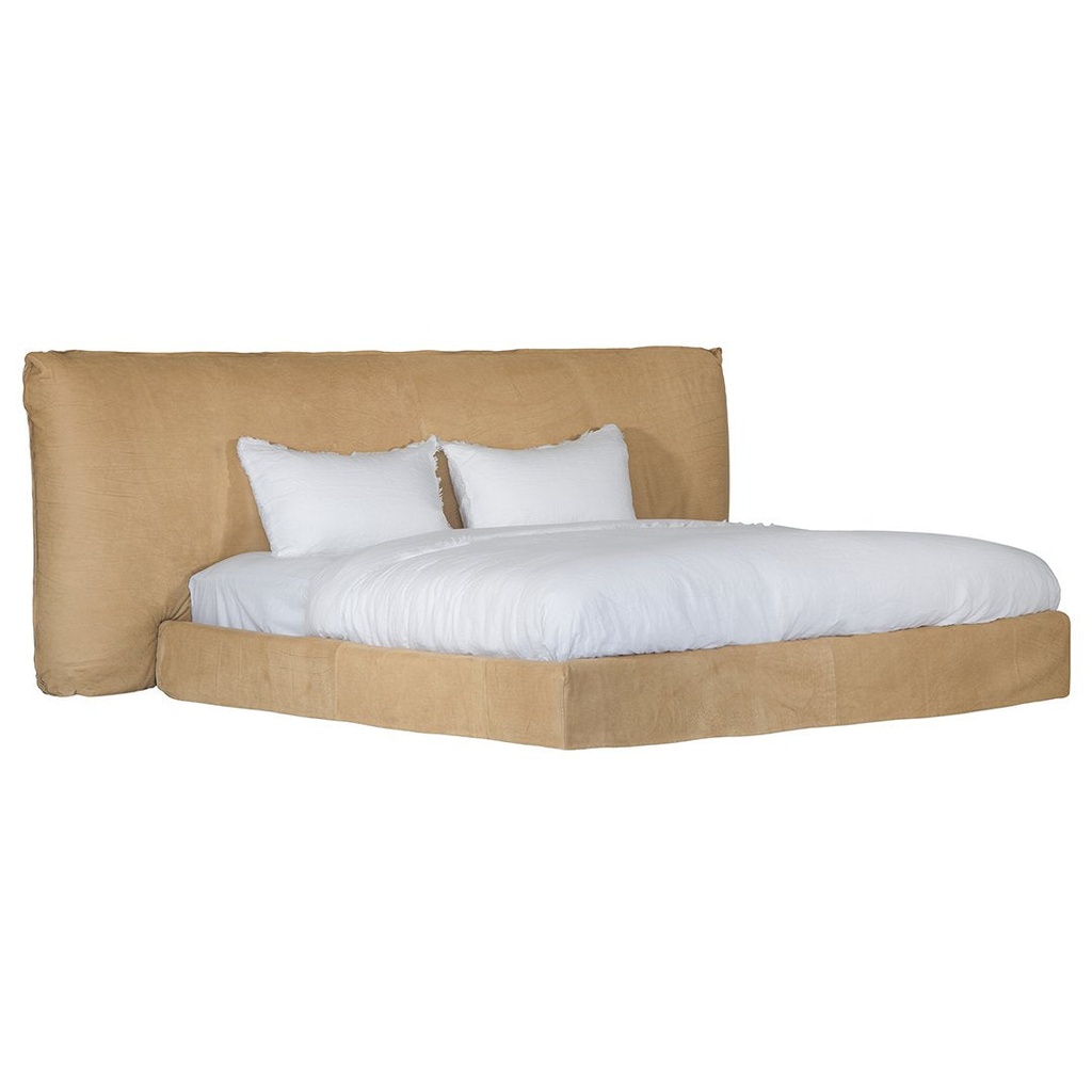 [JS-05QCW] Mallorca Bed | Aniline Leather | Cashew