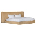 Mallorca Bed | Aniline Leather | Cashew