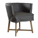 Guatemala Dining Chair | Aniline Leather | Granite