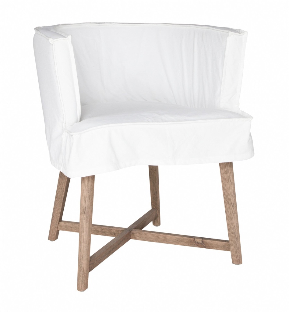 [LN-001W] Guatemala Dining Chair | White