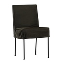 Nadi Dining Chair | Moss Black Canvas