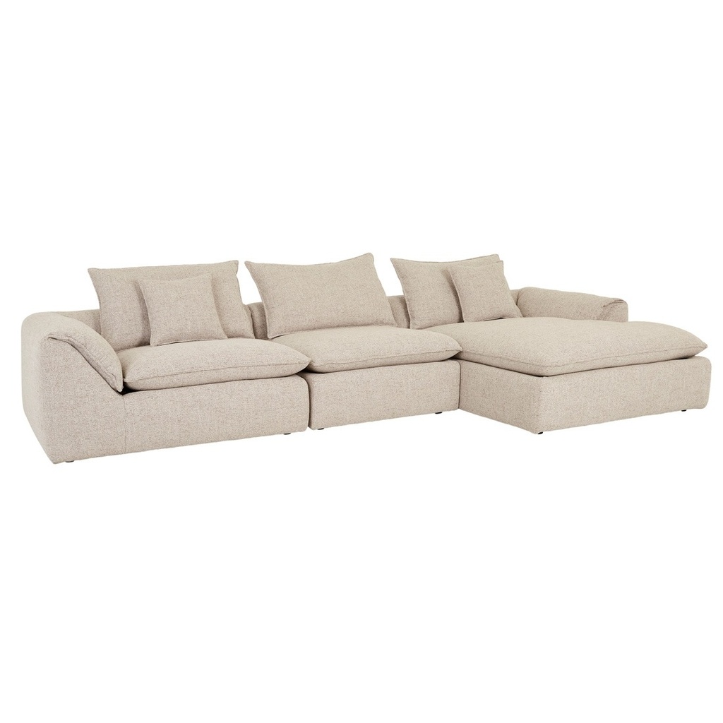 [MADRID-MADRID-FOLD-TAPIOCA] Madrid Fold Right Chaise Sofa - Tapioca