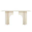 Archer Console Table - Natural Travertine