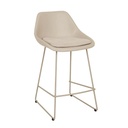 Cooper Barstool - Sandstone PU - Almond Milk