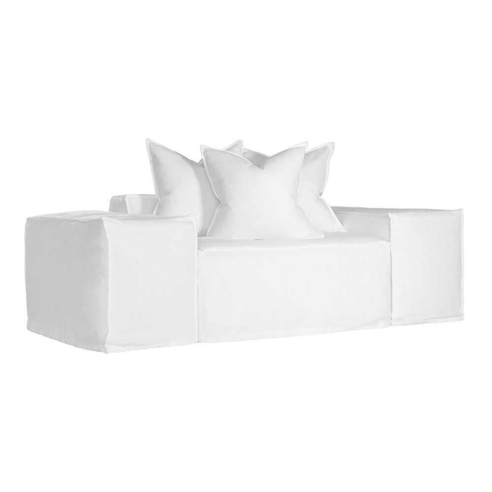 [QA-038LCW] Hendrix Modular Sofa | Low Rider Arm | Replacement Slipcover