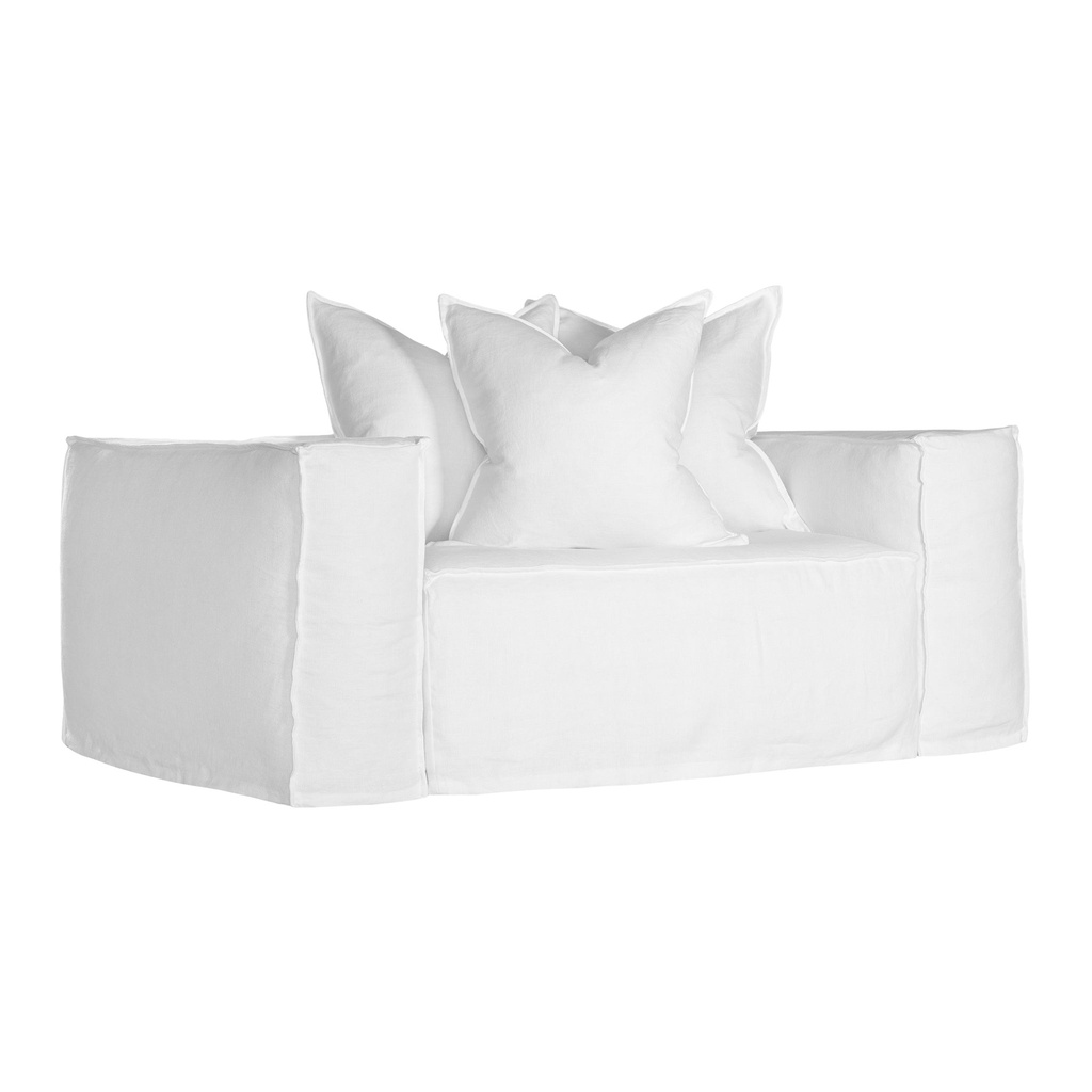 [QA-041CW] Hendrix Modular Sofa | Replacement Slipcover | Classic Stitching