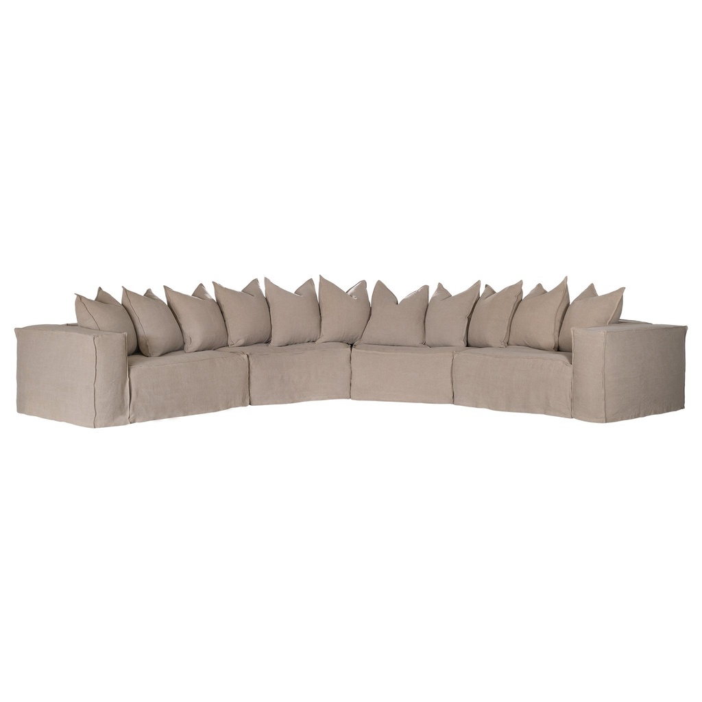 [QA-074OM] Hendrix Modular Sofa | Curve Module