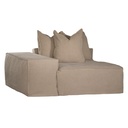 Hendrix Modular Sofa | Low Rider Long Arm | Left Chaise Module