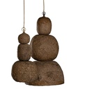 Lulah Pendant | Sculptural Composite | Dark Roast