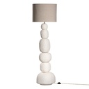 Lulah Floor Light | Sculptural Composite | Light Roast