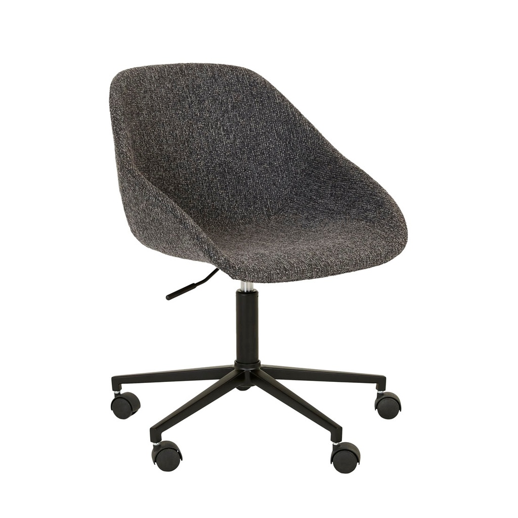 [COOPER-OFFICE-CHAIR-NOIR-SPECKLE-BLACK-ALUMINIUM-CH-COOP-OFF-BLACK-ALUMINIUM] Cooper Office Chair - Noir Speckle - Black Aluminium