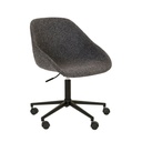 Cooper Office Chair - Noir Speckle - Black Aluminium