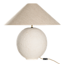 Sabi Table Lamp | Sculptural Composite | Light Roast | Large