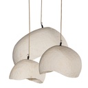 Kala Pendant | Sculptural Composite | Light Roast