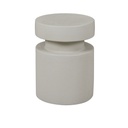 Corsica Button Side Table - Cloud