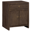 Marina Elm Bedside | Chocolate