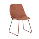 Corsica Scoop Dining Chair - Brique