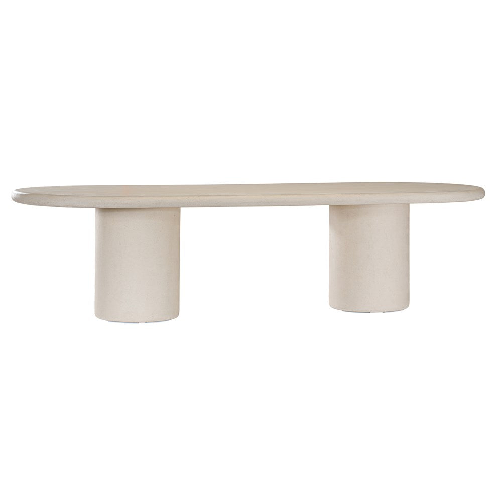 [SR-13] Mukalla Oval Dining Table | Tadelakt