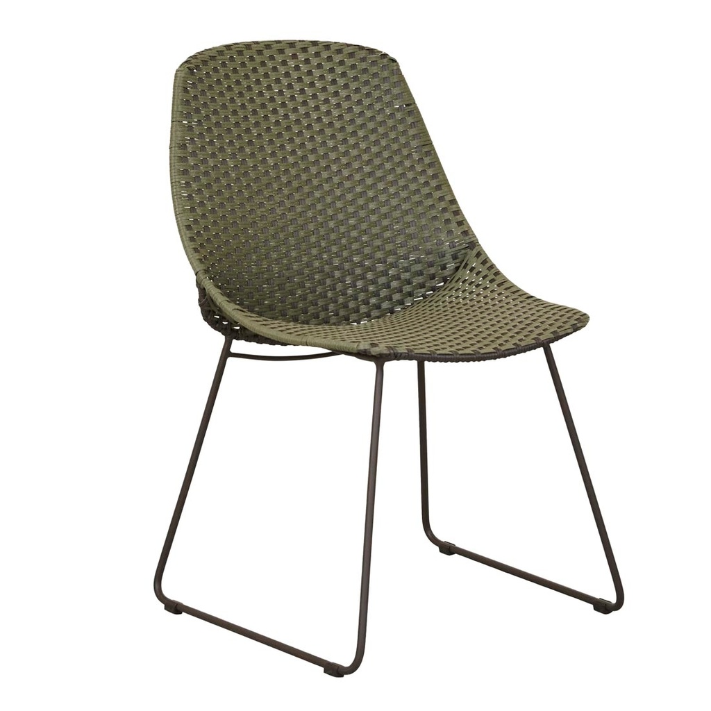 [CORSICA-SCOOP-DINING-CHAIR-MOSS-ESPRESSO-CH-CORS-SCO-ESPRESSO] Corsica Scoop Dining Chair - Moss - Espresso