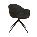 Daisy Spider Leg Office Chair - Ebony Weave