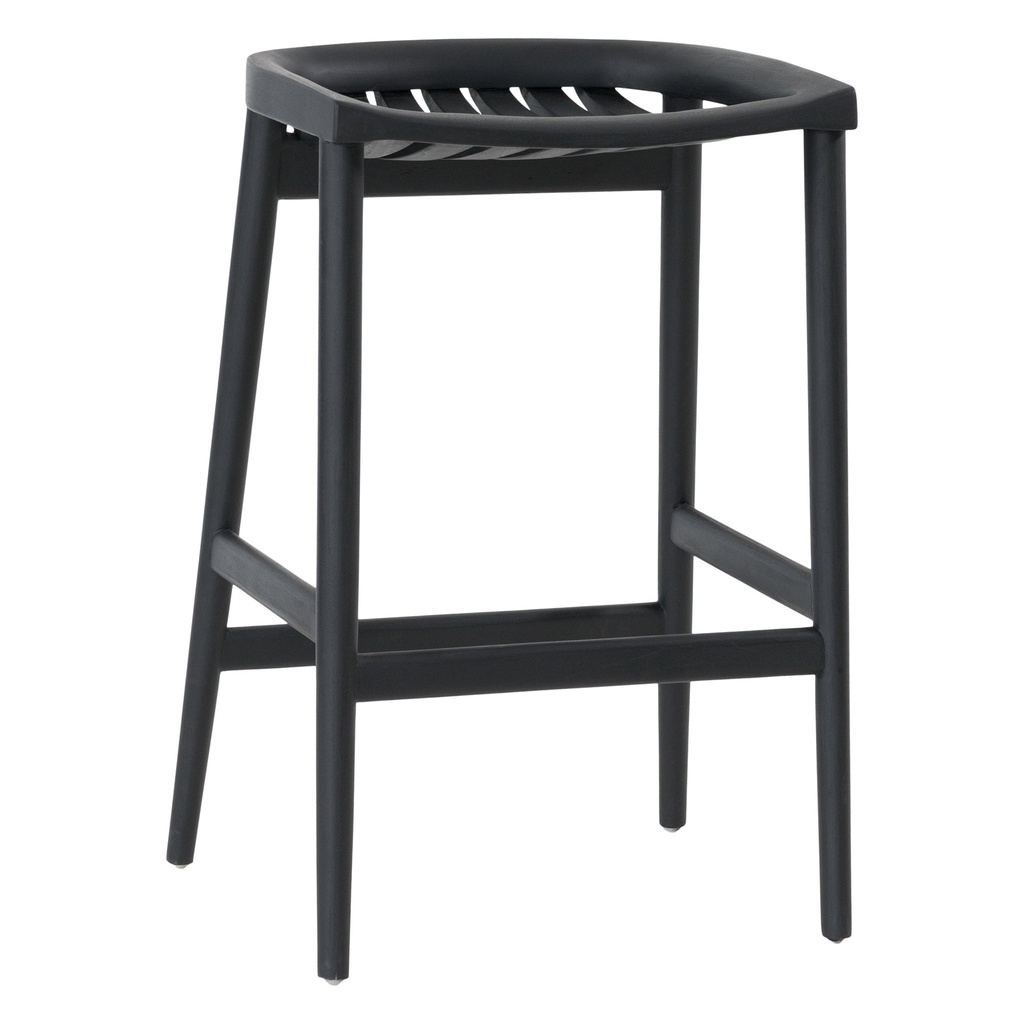 [WC-550B] Tarkuli Teak Barstool