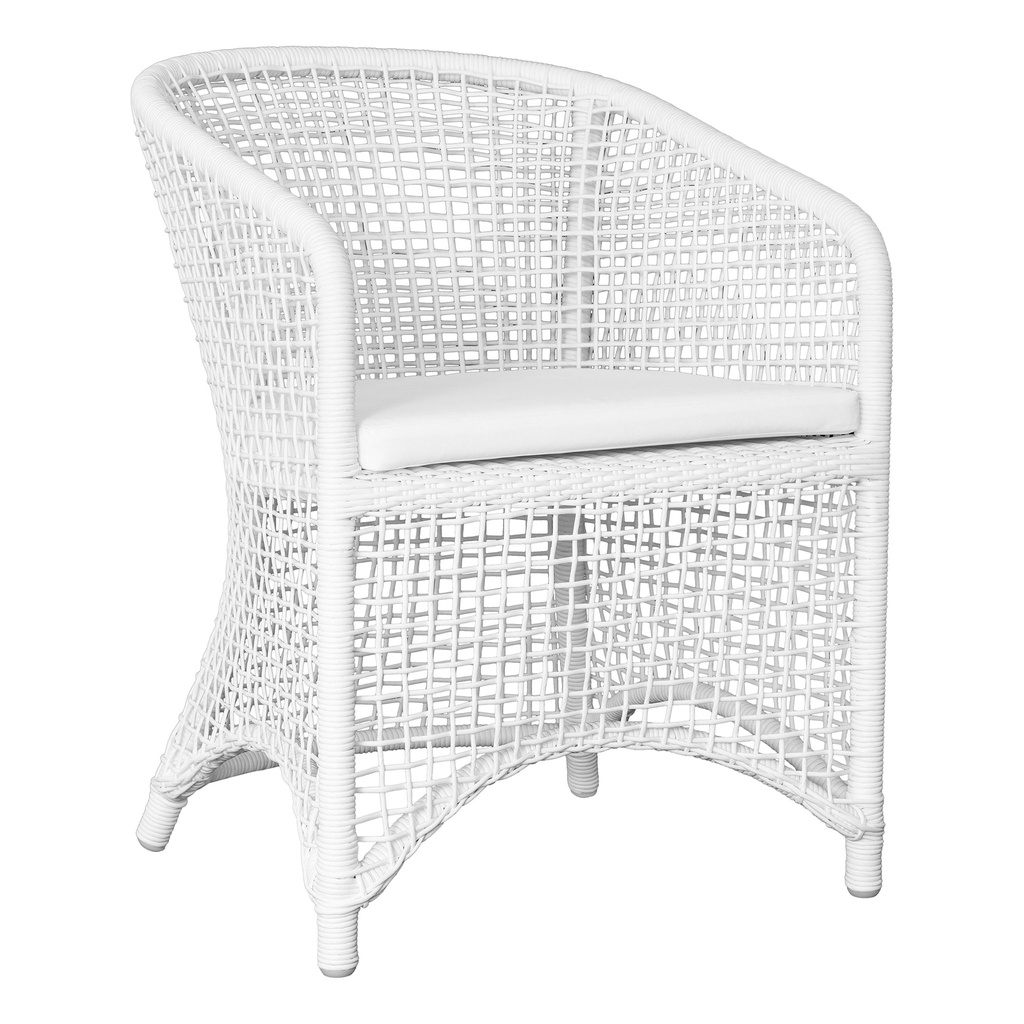 [WC-610W] Trinidad Dining Chair | White