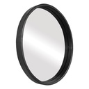 Niyaama Round Mirror | Black