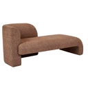 Aubury Daybed Left Arm - Cinnamon Speckle